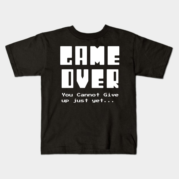 Game Over Kids T-Shirt by BloodLine